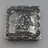 Early 20th Century German Antique 800 Silver Embossed Square Box 94g